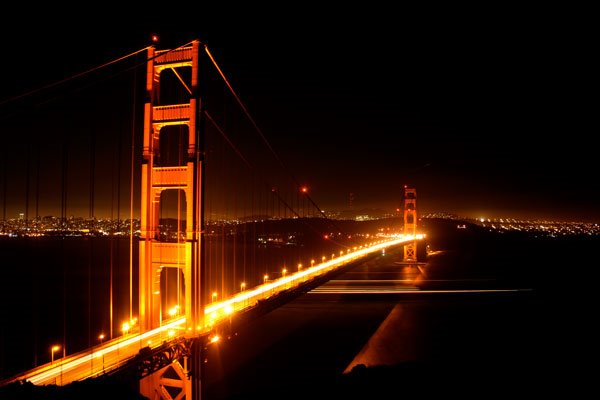 GG Bridge night by Agent Ogden