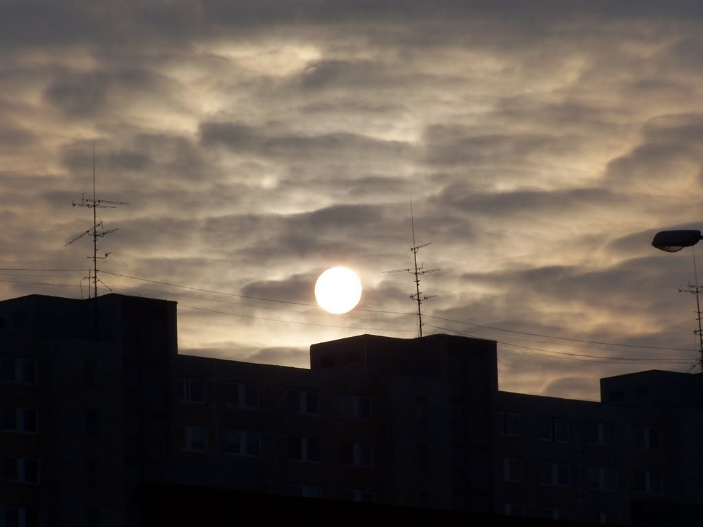 The sun seen as the moon by Bibiana Papp