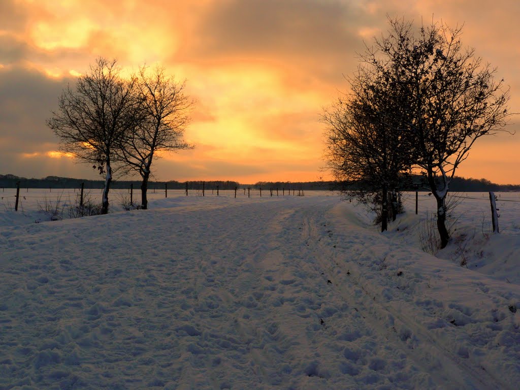 Zonsondergang by DERK HEIZENBERG