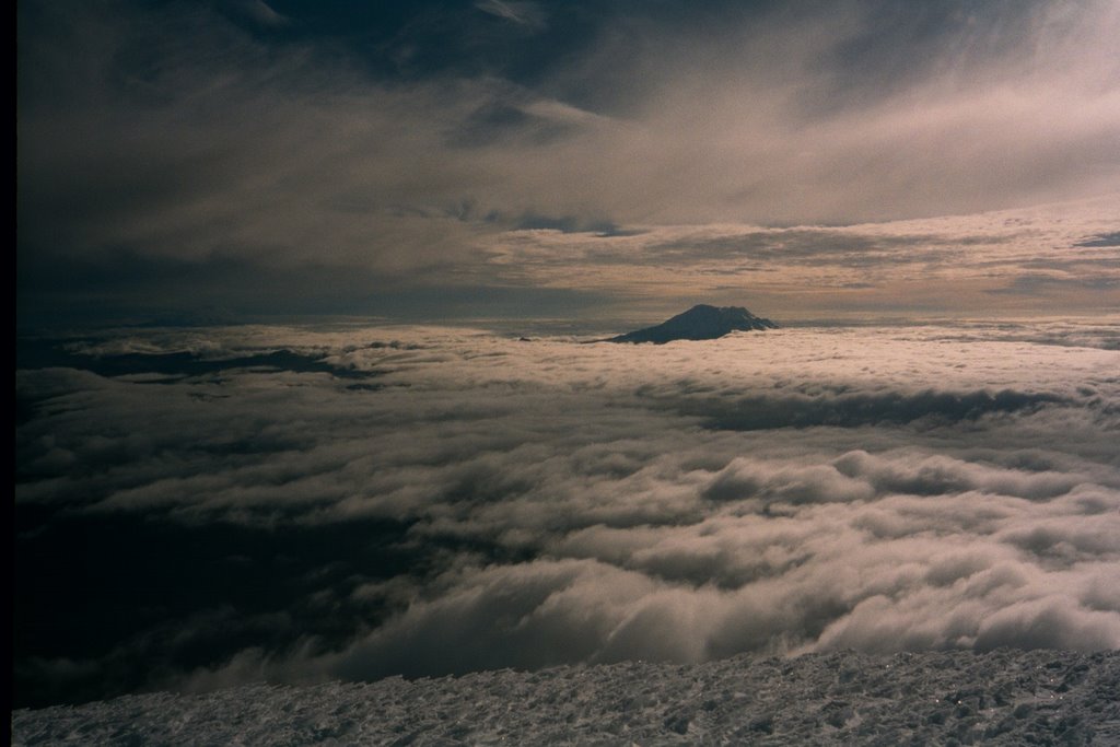 View from Summit of Cotopaxi by Phil Hassler