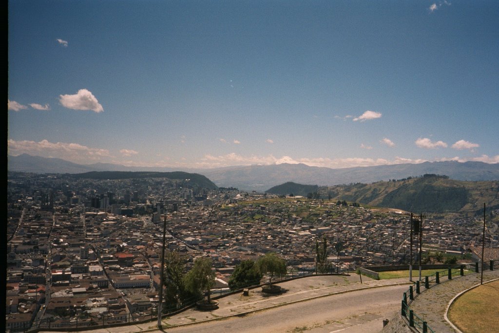 View from the Virgin of Quito by phil hassler