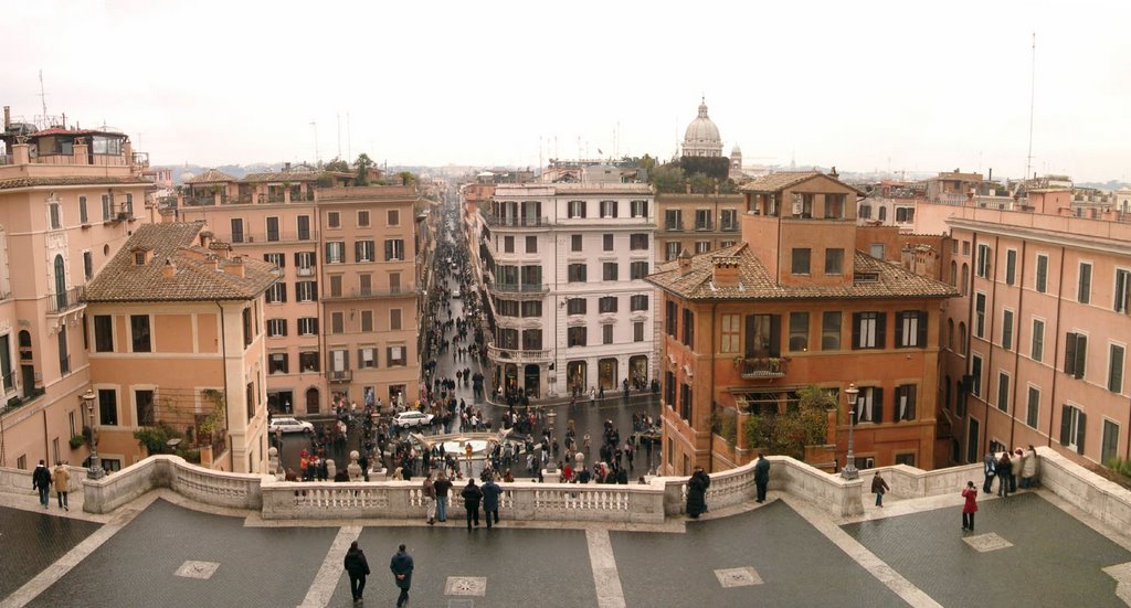 Roma - Da Trinità Dei Monti by FaBer