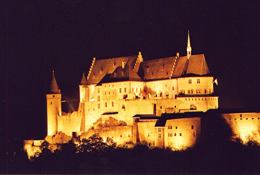 Vianden bei Nacht by Grunert Th.