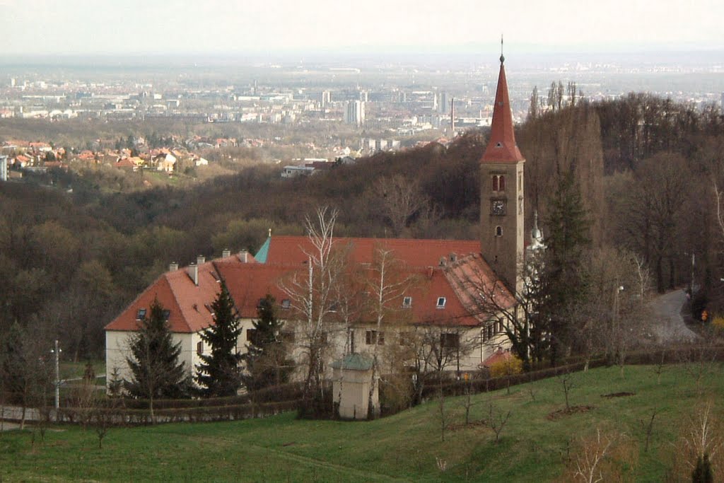 Zagreb - Remete. The Church with the Monastery by Sonjči