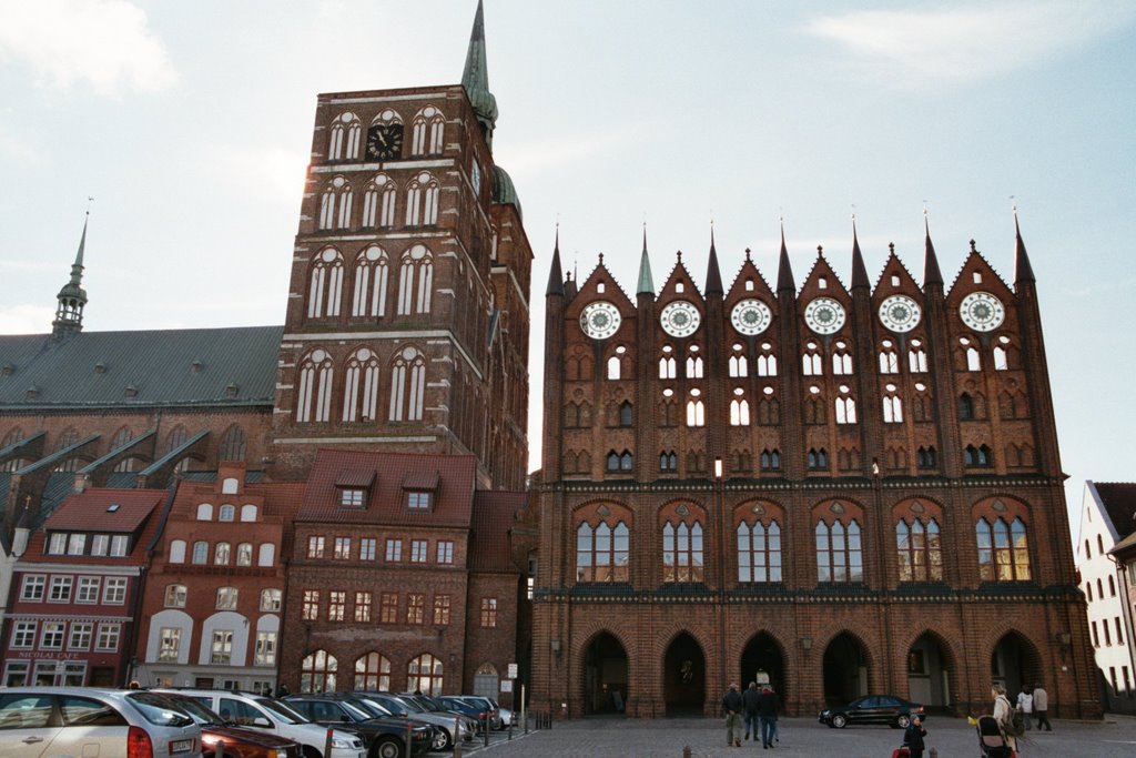 Germany_Western Pomerania_Stralsund_Old Town Hall_from Old Market_65 by George Charleston