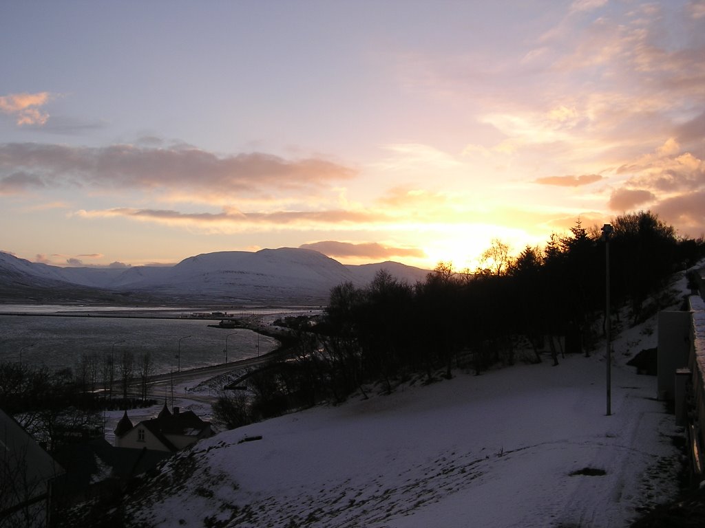 Akureyri Winter Sunset by Phill Fox