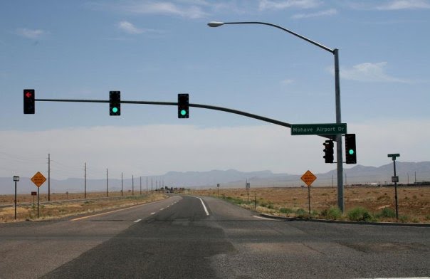 Traffic Lights on Route 66 by Cri.Chià