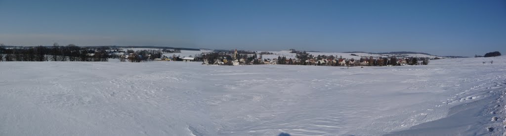 Winterpanorama Bretnig by Veitinger