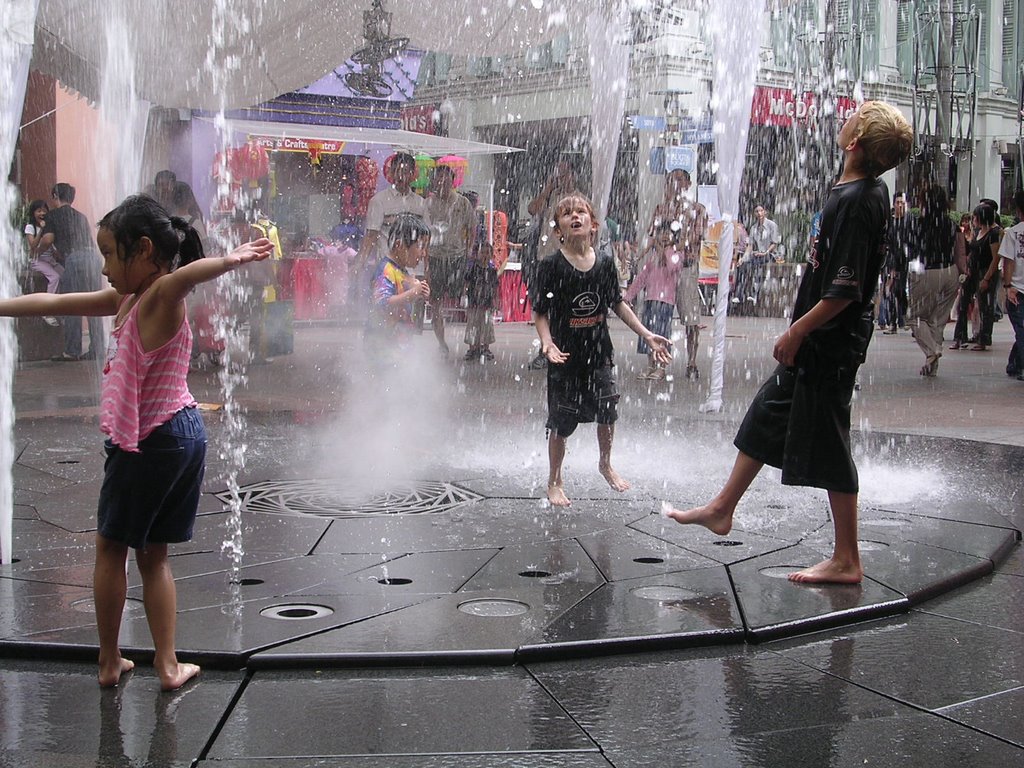 Bugis Junction Fountain by Joey Hababag