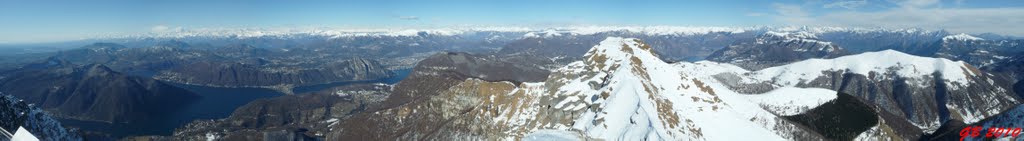 Panorama dal Monte Generoso (1704 m) by GabrieleB.77