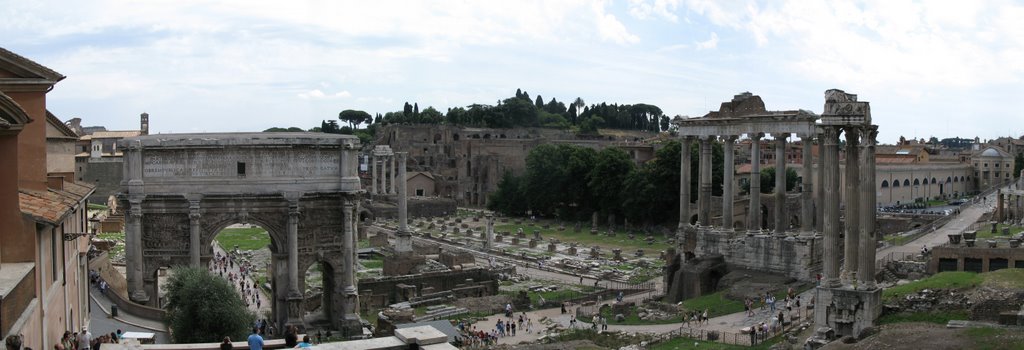 Roma Forum panorama2 by Gytis Cibulskis