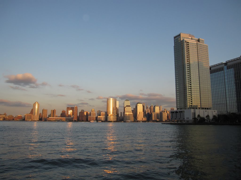 Blick von Jersey City Newport auf Manhattan New York by A. DREXLER - Germany -  Германия -  德国 - Alle