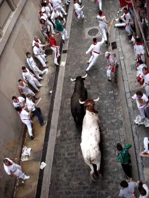 Sanfermines 2007 - encierro 7-7-07 - Pamplona by Carlos Alvarez