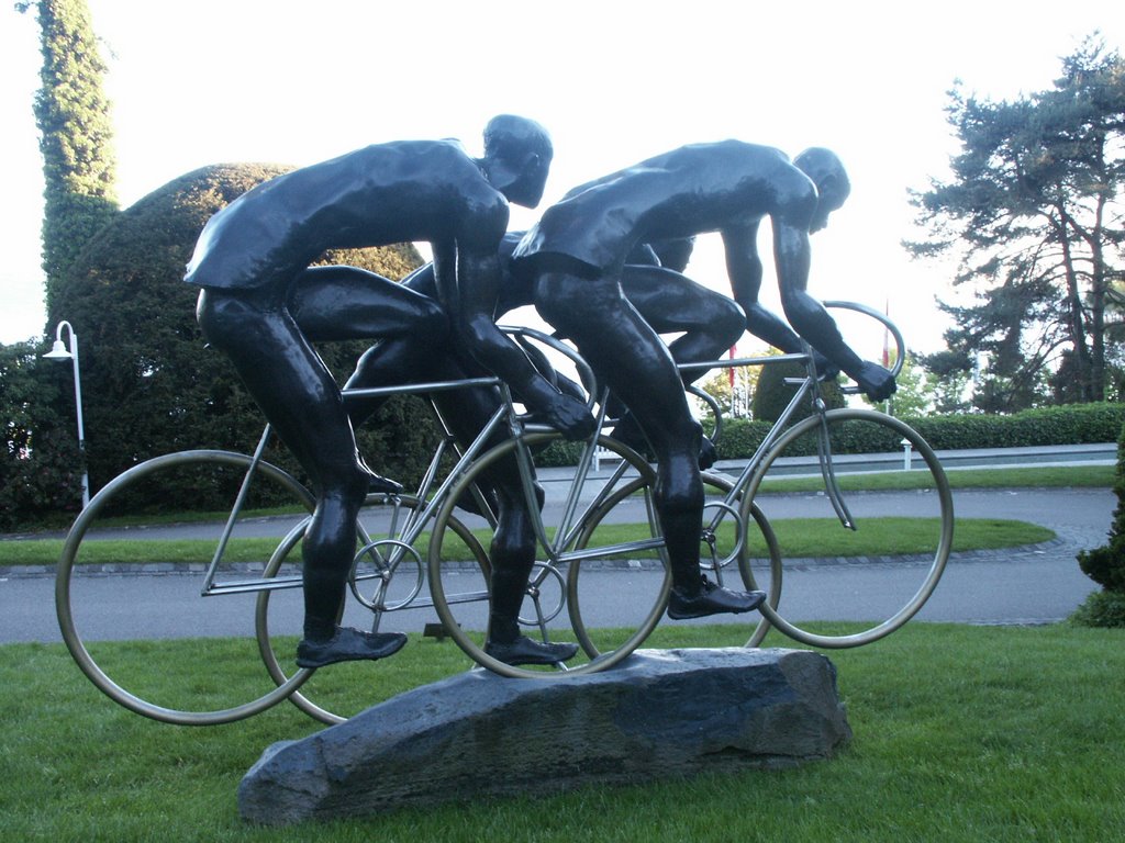 Ouchy - le Parc du musée Olympique by yves_grau