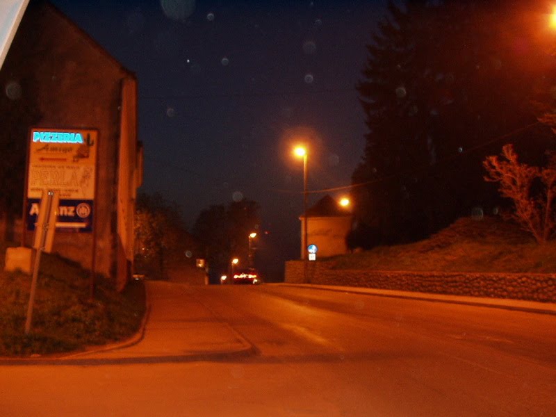 Vrbovec - Chapel by night by Eranyo