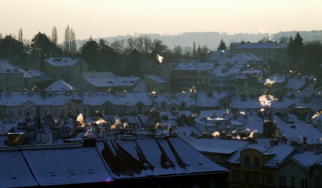 Prague Rooftops by Tam Nugent