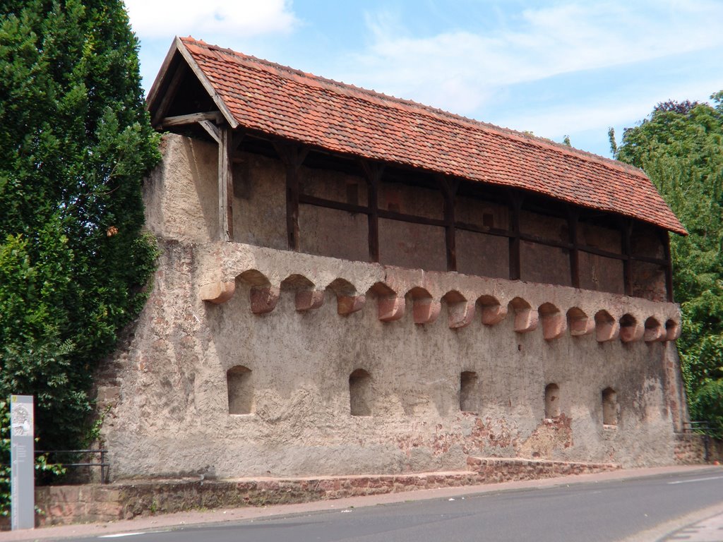 Gelnhausen Reste der Wehrmauer by V.Wagner