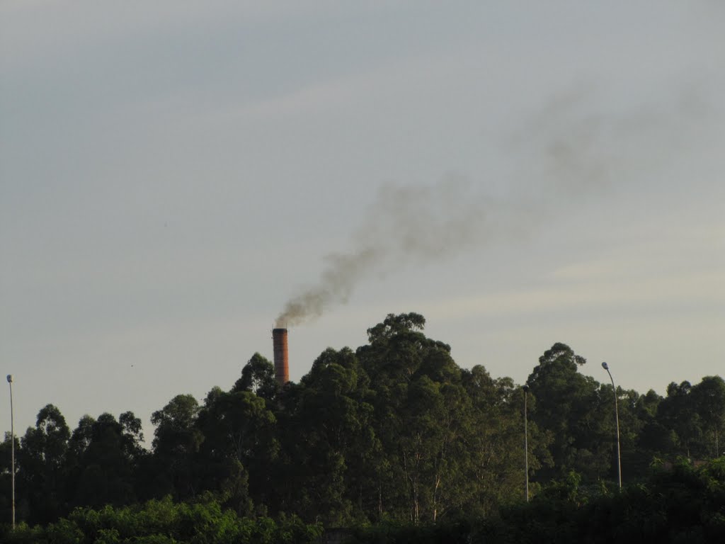 Chaminé da Bunge, antiga SANBRA by Wilson Alcaras