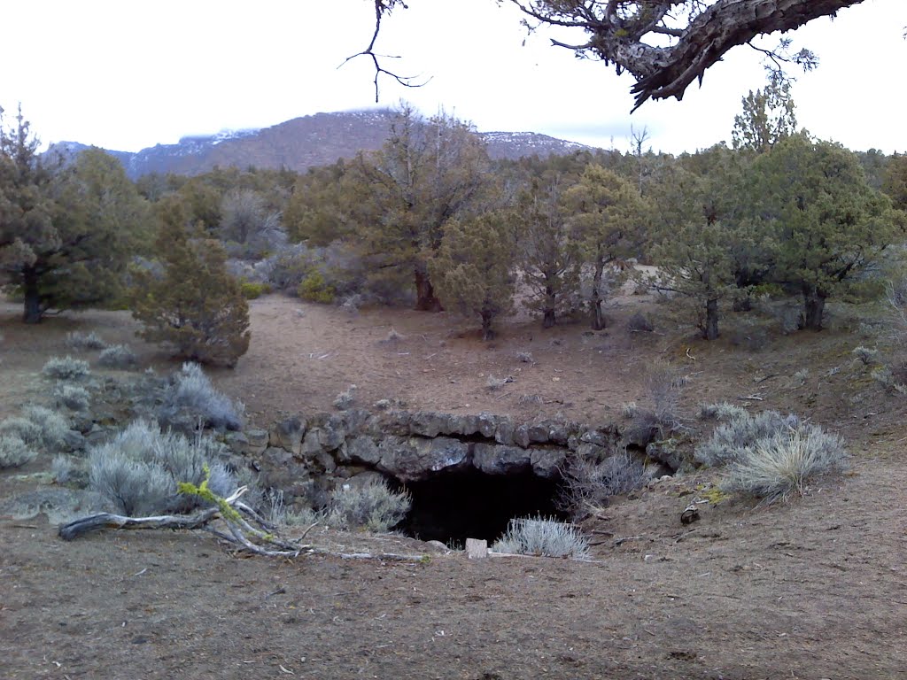 Lave tube entrance by Carter Fleming