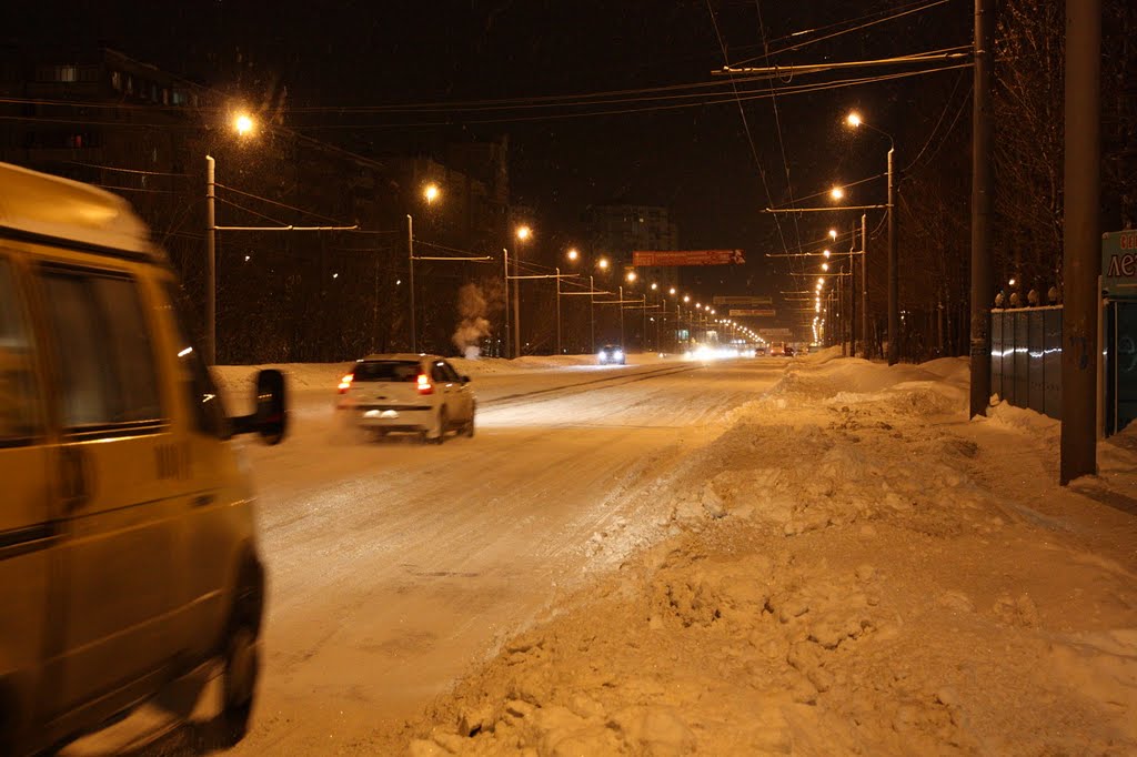 Город. Зима. / The city. Winter. by devyatay