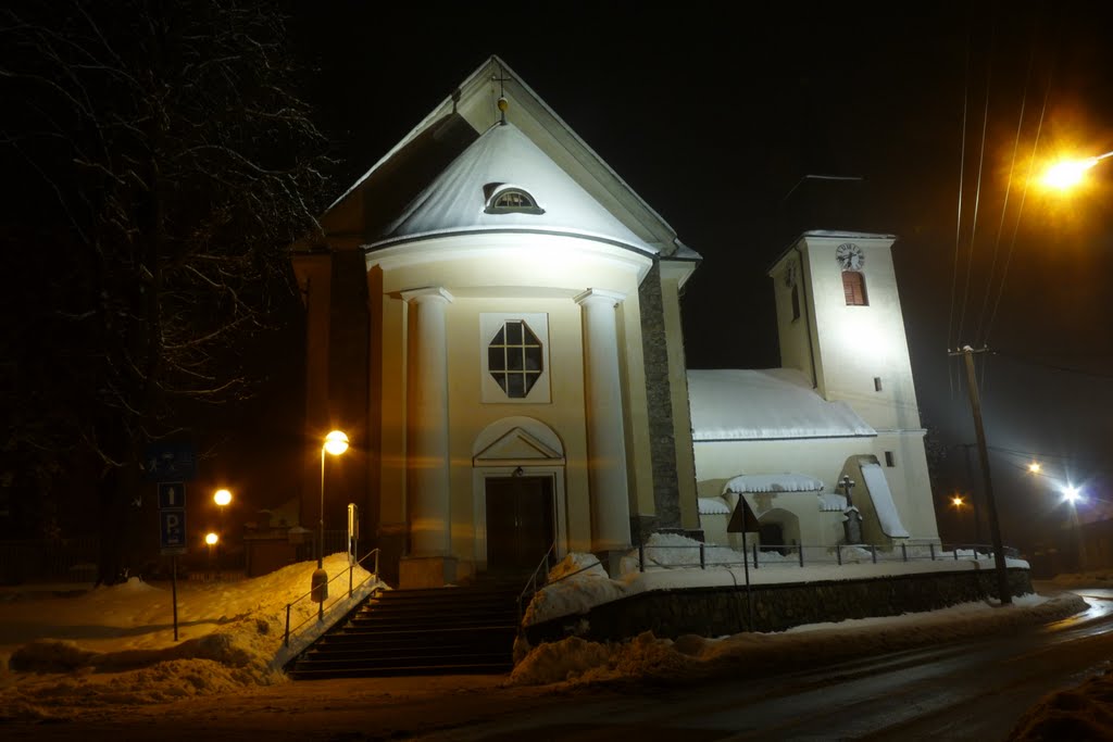 Kostel sv. Bartoloměje Žebětín by Nahlik