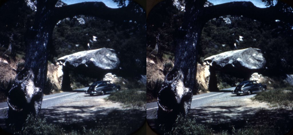 1948 - Arch Rock on Highway 198 - X3d by Chip Stephan