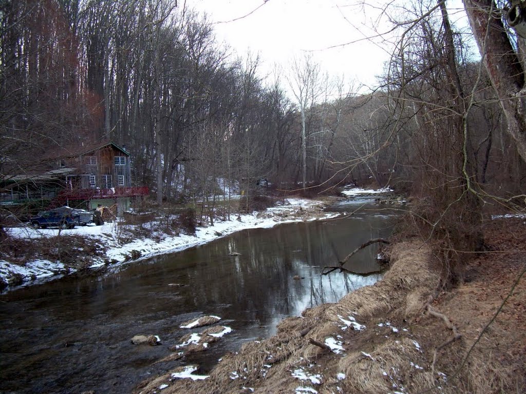 View from Rudolph and Arthur Covered Bridge by mortonfox