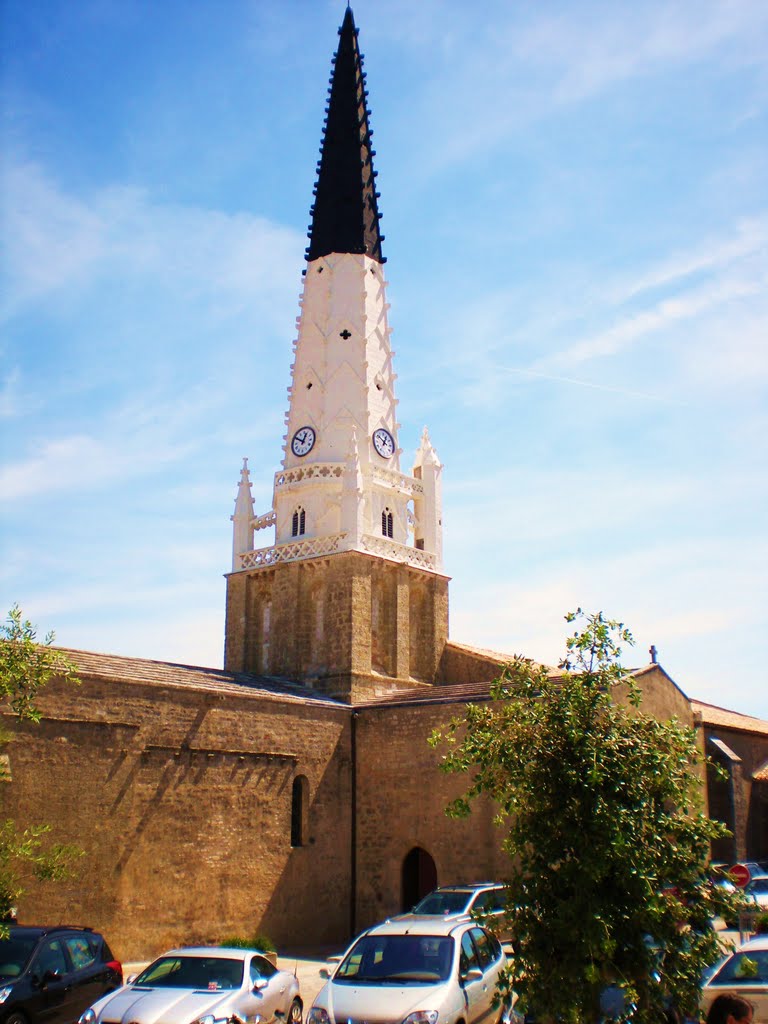 Clocher eglise ars en ré by thierry llansades