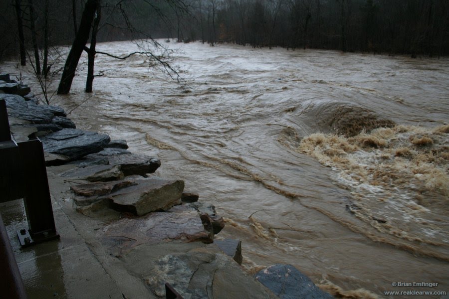 Mulberry River Flood (March 18, 2008) by BrianEmfinger