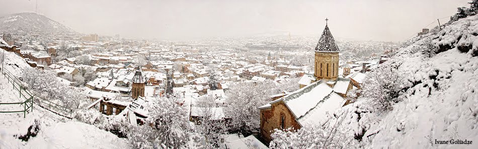 Snowy Tbilisi - By Ivane Goliadze by Ivane Goliadze