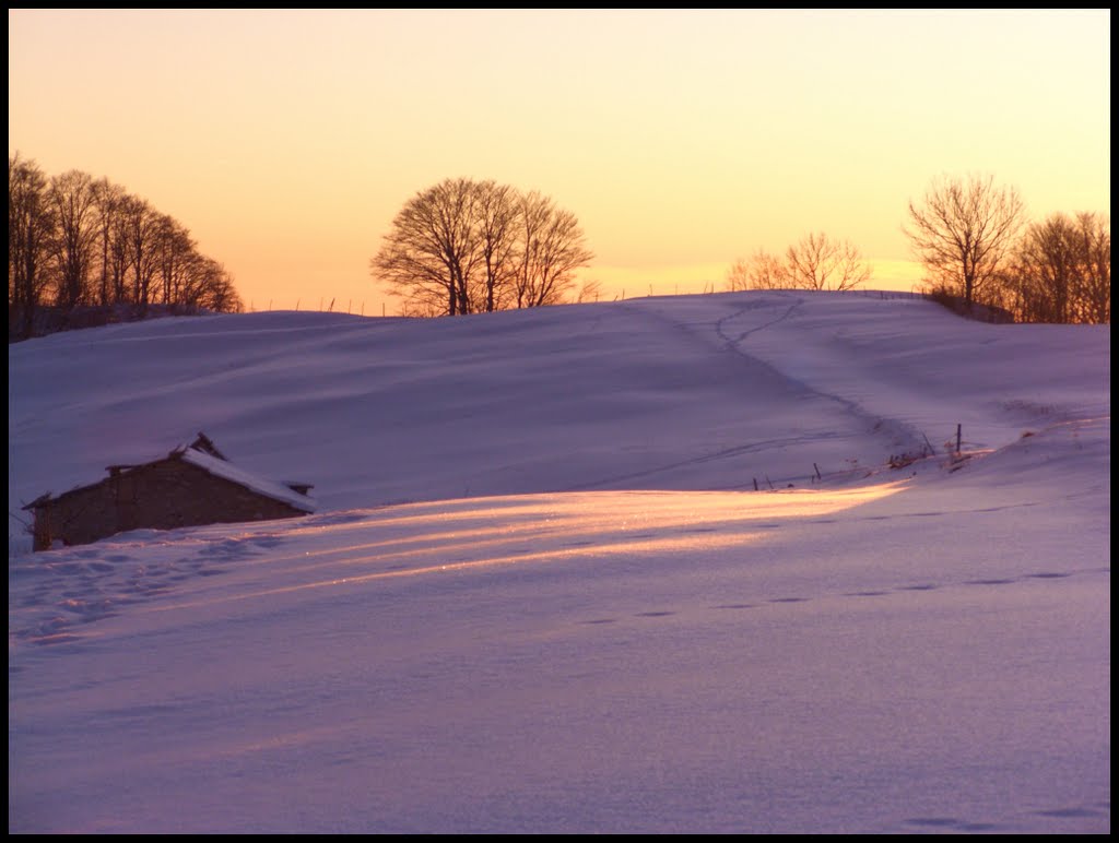 Una caldo gelido tramonto... by Braggion Andrea