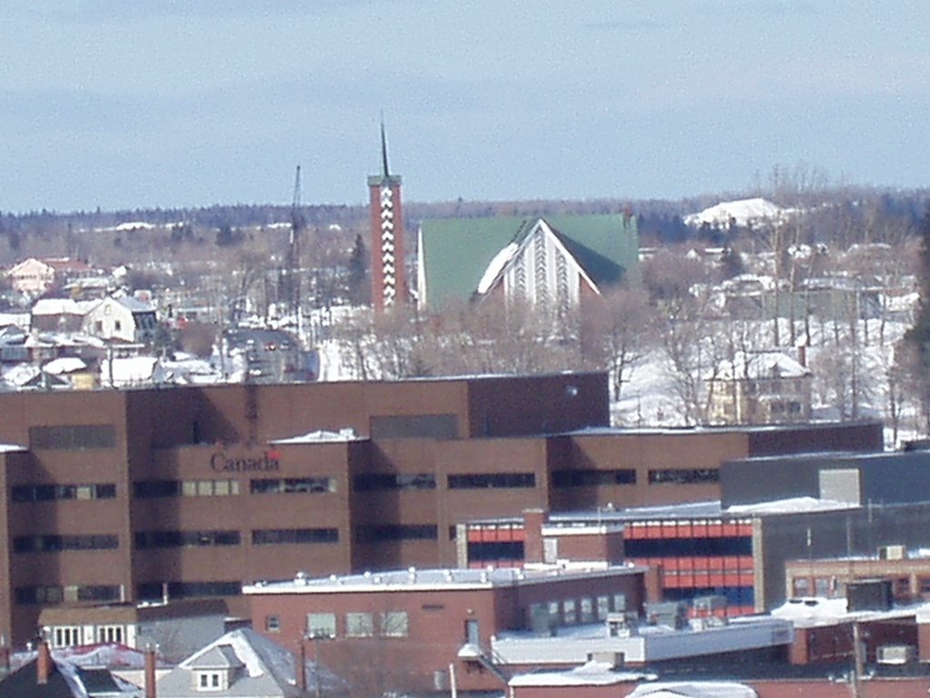 Church on top of, what the population of bathurst calls, the village hill. by keithpinette