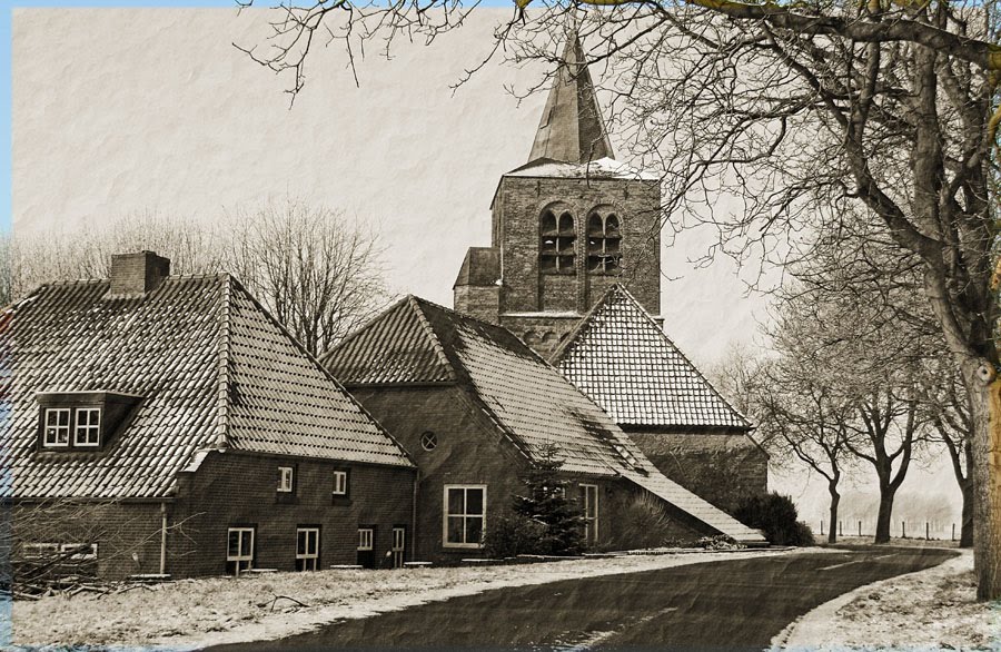 Winter in Diemen by Eus Nieuwenhuizen