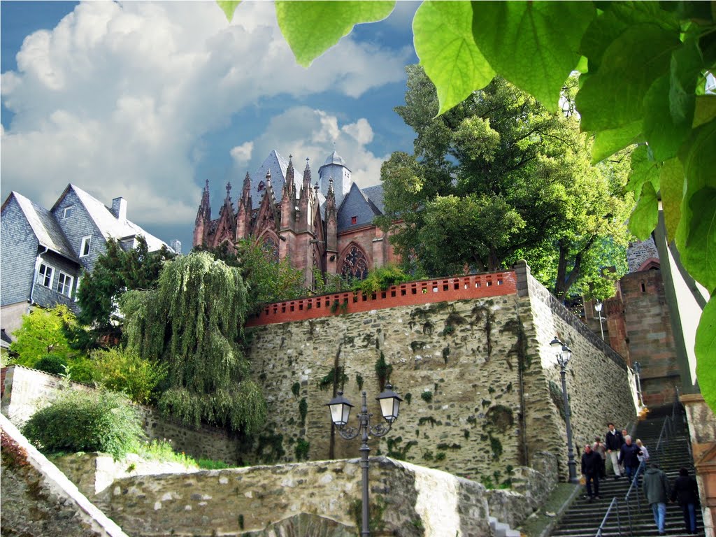 Wetzlar, Dom und Eselstreppe by Domingo Vázquez