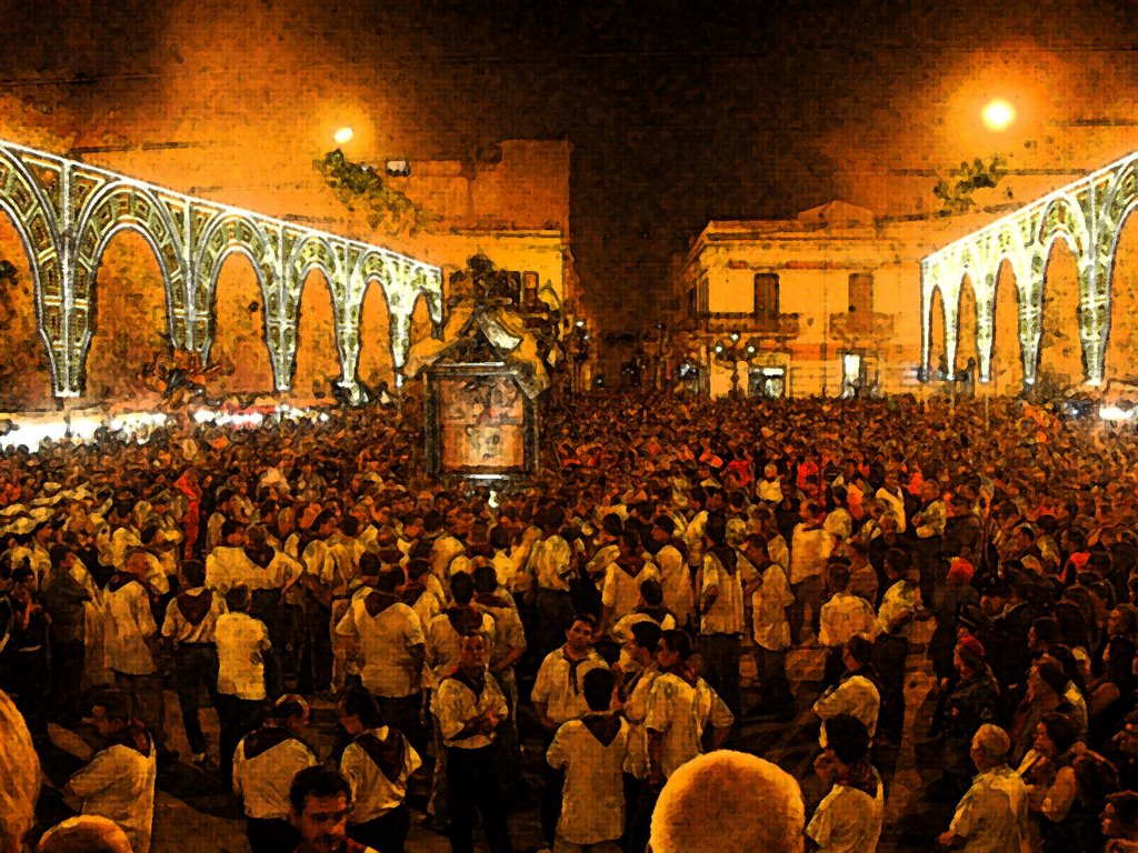 Processione per la Madonna by luigi malluzzo