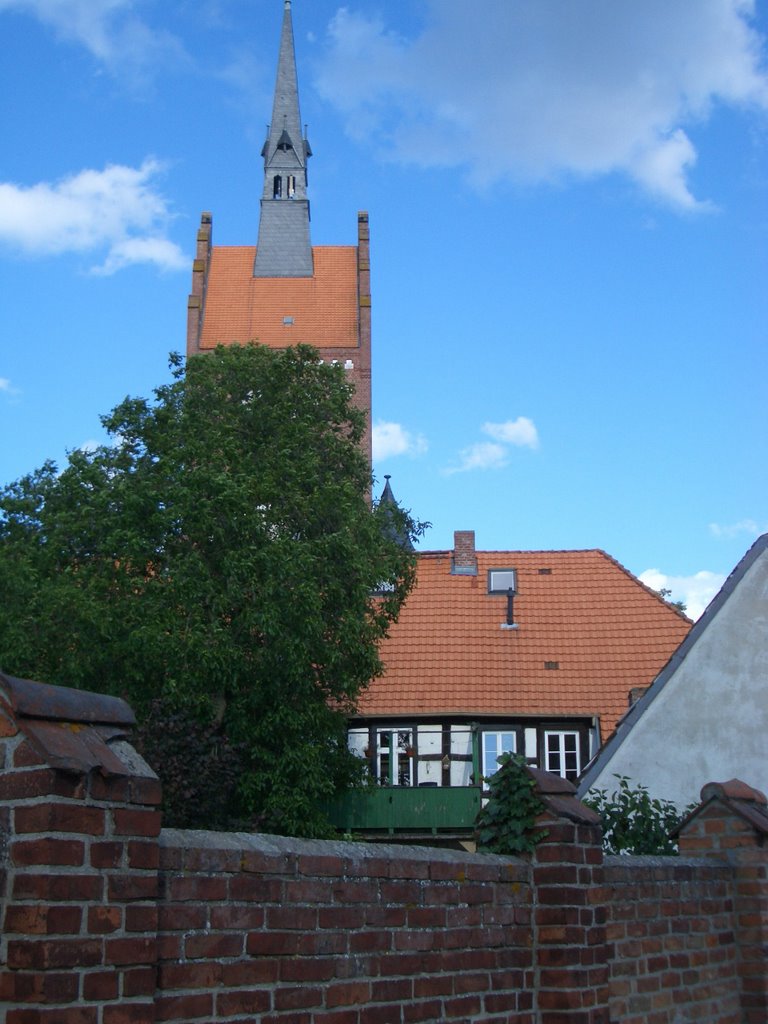 Pfarrhaus und Kirche der Stadt Usedom by Steinbock-FeWo