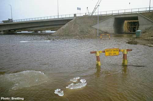 ROVANIEMI: Eisgang-Hochwasser / Ice breaking high water • 05-1993 by hartmut.breitling