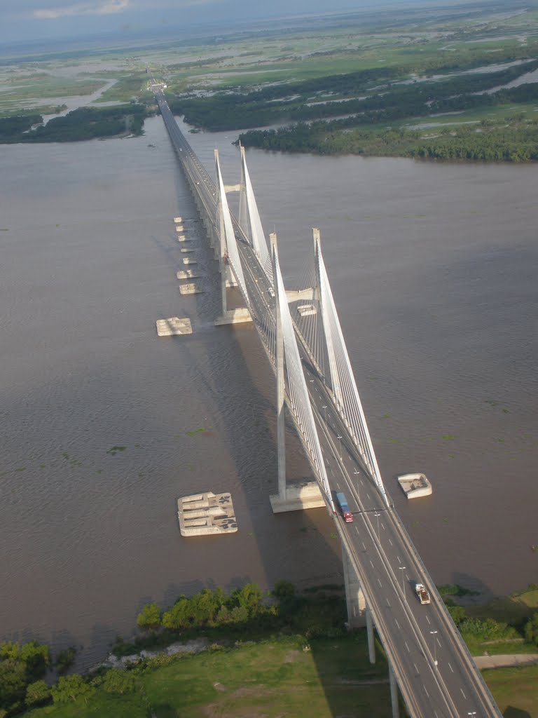 Puente Rosario-Victoria desde el aire by chanchoalvuelo