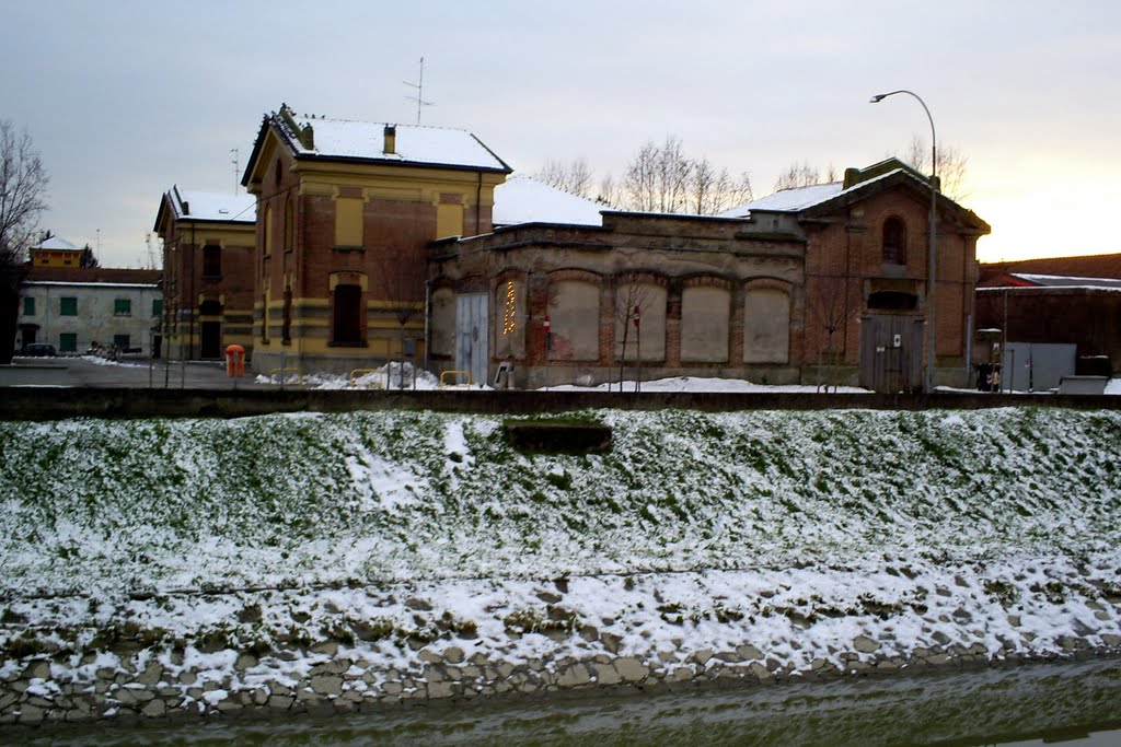 Case vicini al canale by Jean Ponchiroli