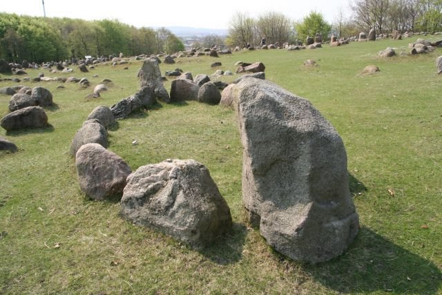 Viking burial site at Lindholm Høje by Markus Rogawski