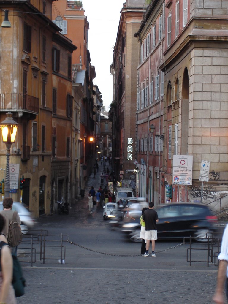 Via dei Pettinari from Ponte Sisto by Eric Rosenberg