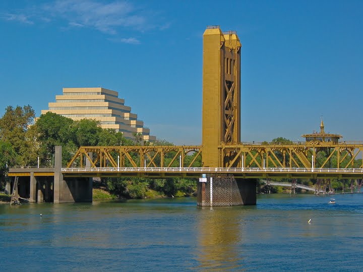 Sacramento tower bridge and ziggurat by spencer baugh