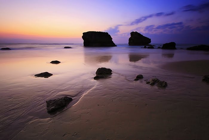 Sunset on Biarritz... by Thomas Cousture