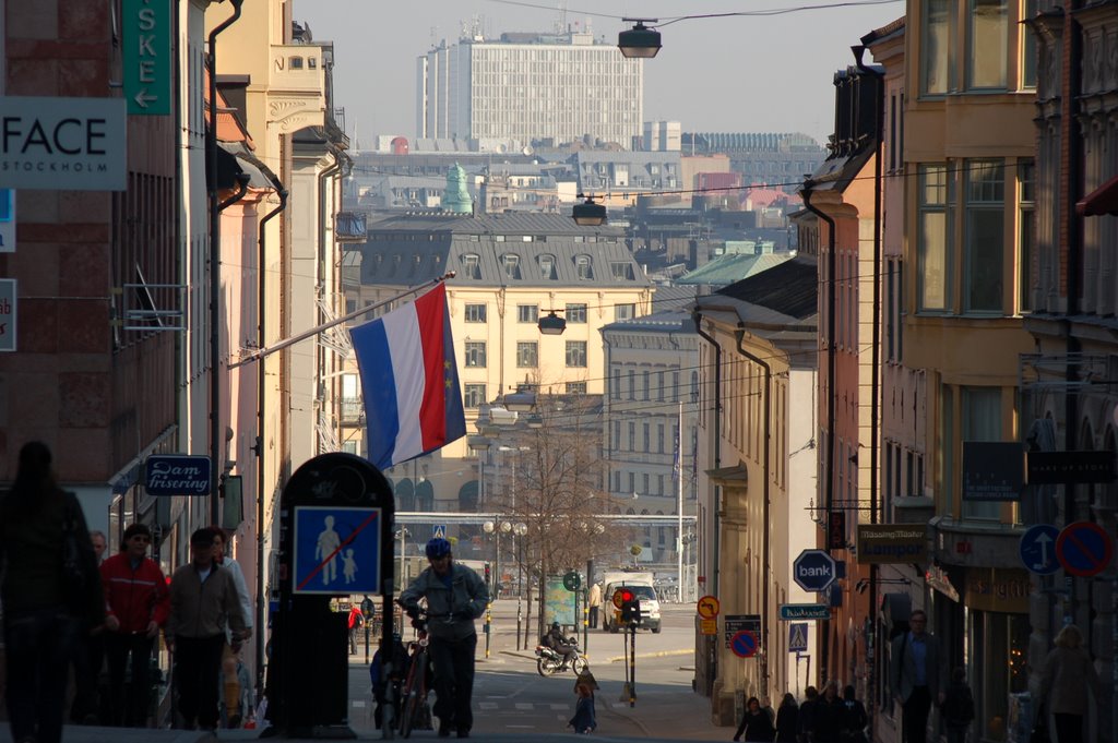 Old Town from Götgatan by Leif Eriksson