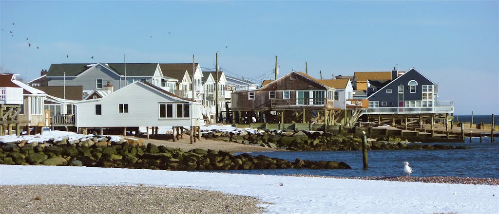 The Cottages after the snow by stratfordct