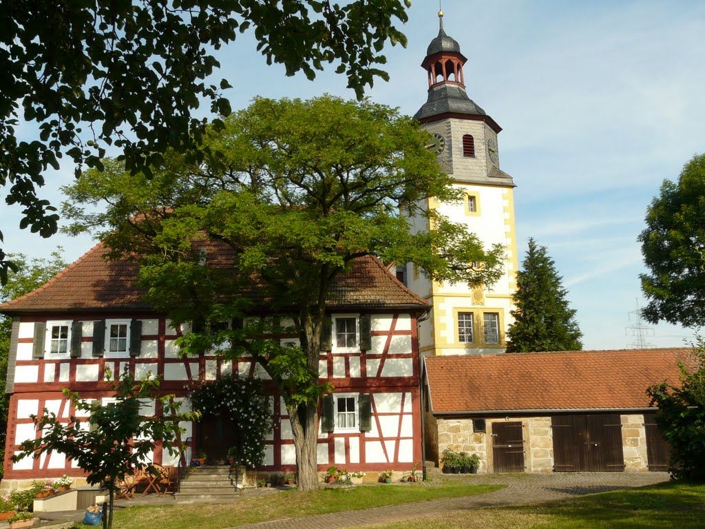 Obristfeld, Kirche und Pfarrhaus by 9613