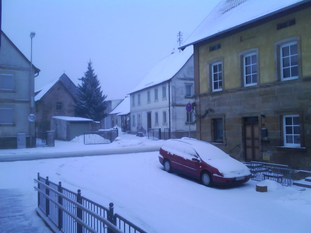 Pinzbergi téli reggel - winter morning in Pinzberg by sapisti