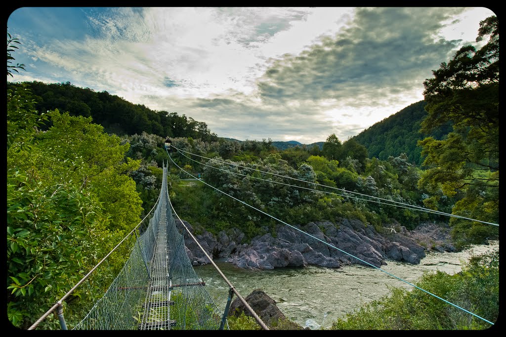 Buller Gorge Swingbridge by mikeangelo