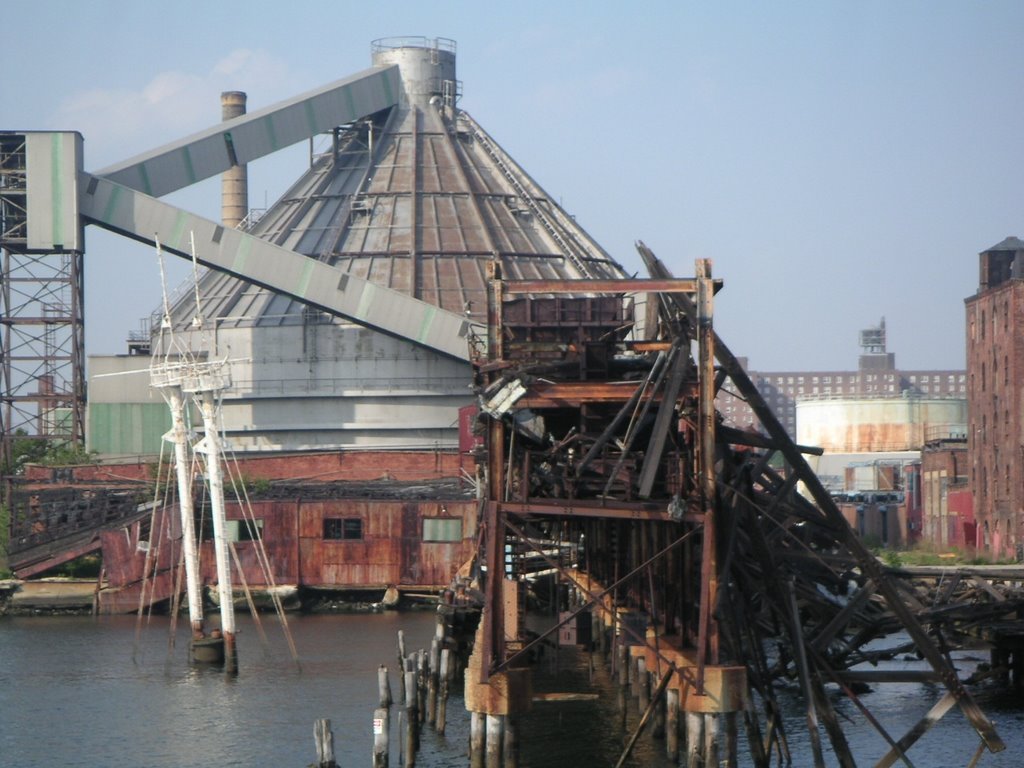 The old sugar factory, Red Hook by Adam Schwartz