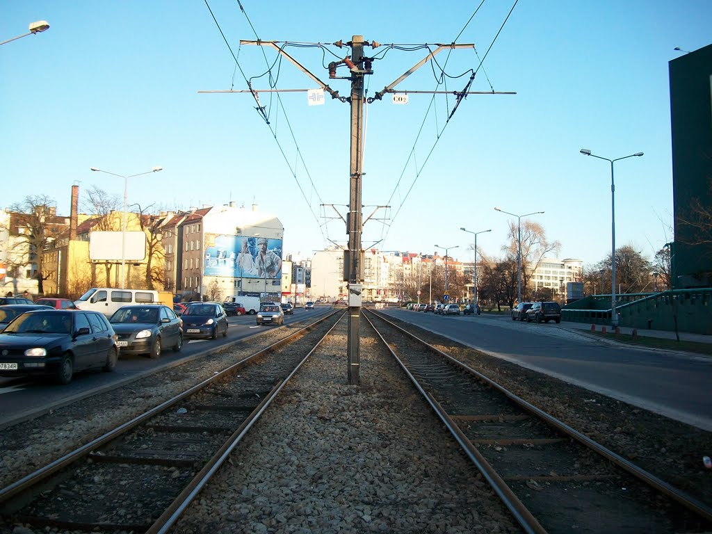 Tram line to Kowale and Kromera by Pogromca Gašnič